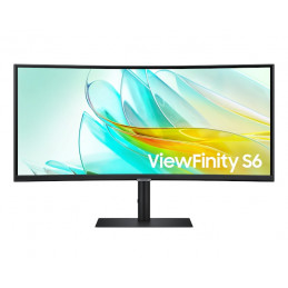 Samsung LS34C652UEUXXE tietokoneen litteä näyttö 86,4 cm (34") 3440 x 1440 pikseliä Dual QHD Musta