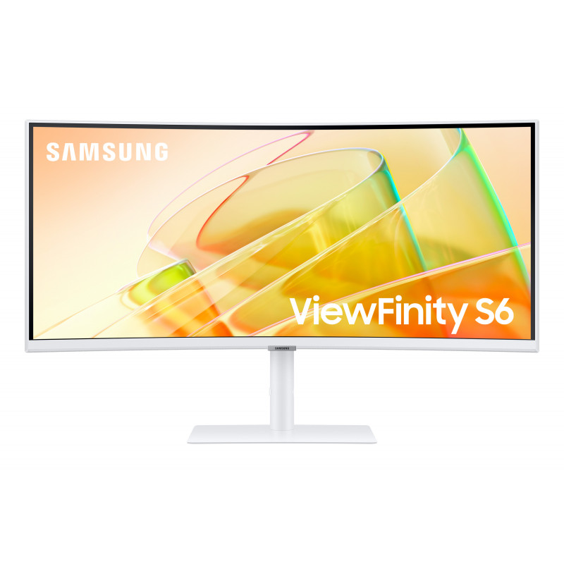 Samsung S65TC tietokoneen litteä näyttö 86,4 cm (34") 3440 x 1440 pikseliä UltraWide Quad HD LED Valkoinen