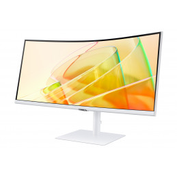 Samsung S65TC tietokoneen litteä näyttö 86,4 cm (34") 3440 x 1440 pikseliä UltraWide Quad HD LED Valkoinen