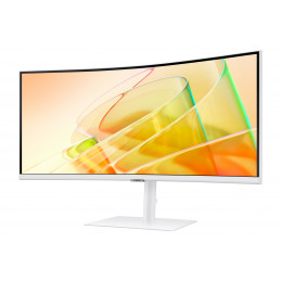 Samsung S65TC tietokoneen litteä näyttö 86,4 cm (34") 3440 x 1440 pikseliä UltraWide Quad HD LED Valkoinen