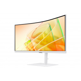 Samsung S65TC tietokoneen litteä näyttö 86,4 cm (34") 3440 x 1440 pikseliä UltraWide Quad HD LED Valkoinen
