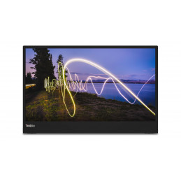 Lenovo ThinkVision M15 tietokoneen litteä näyttö 39,6 cm (15.6") 1920 x 1080 pikseliä Full HD LED Musta