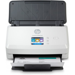 HP Scanjet Pro N4000 snw1 Sheet-feed Scanner Arkkisyöttöskanneri 600 x 600 DPI A4 Musta, Valkoinen