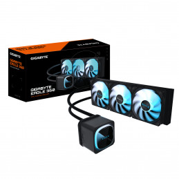 GIGABYTE EAGLE 360 Suoritin All-in-one-nesteenjäähdytin 12 cm Musta 4 kpl