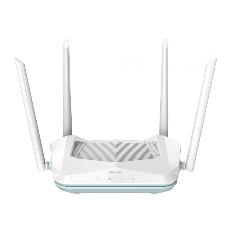 D-Link EAGLE PRO AI AX1500 Smart Router langaton reititin Gigabitti Ethernet Kaksitaajuus (2,4 GHz 5 GHz) Valkoinen
