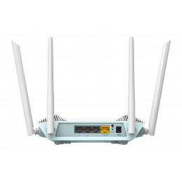 D-Link EAGLE PRO AI AX1500 Smart Router langaton reititin Gigabitti Ethernet Kaksitaajuus (2,4 GHz 5 GHz) Valkoinen
