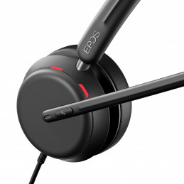 EPOS IMPACT 860 Kuulokkeet Langallinen Pääpanta Toimisto puhelukeskus USB Type-C Musta