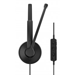 EPOS 1001421 kuulokkeet ja kuulokemikrofoni Langallinen Pääpanta Toimisto puhelukeskus USB Type-C   USB Type-A Musta