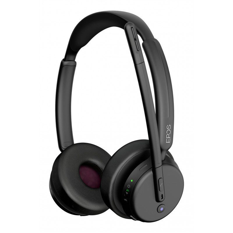 EPOS 1001490 kuulokkeet ja kuulokemikrofoni Langallinen & langaton Pääpanta Toimisto puhelukeskus USB Type-C Bluetooth Musta
