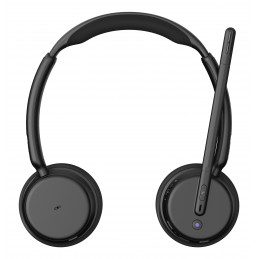 EPOS 1001490 kuulokkeet ja kuulokemikrofoni Langallinen & langaton Pääpanta Toimisto puhelukeskus USB Type-C Bluetooth Musta