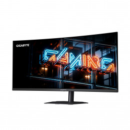 GIGABYTE MO34WQC36 tietokoneen litteä näyttö 86,4 cm (34") 3440 x 1440 pikseliä Wide Quad HD QD-OLED Musta