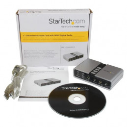 StarTech.com ICUSBAUDIO7D äänikortti 7.1 kanavaa USB
