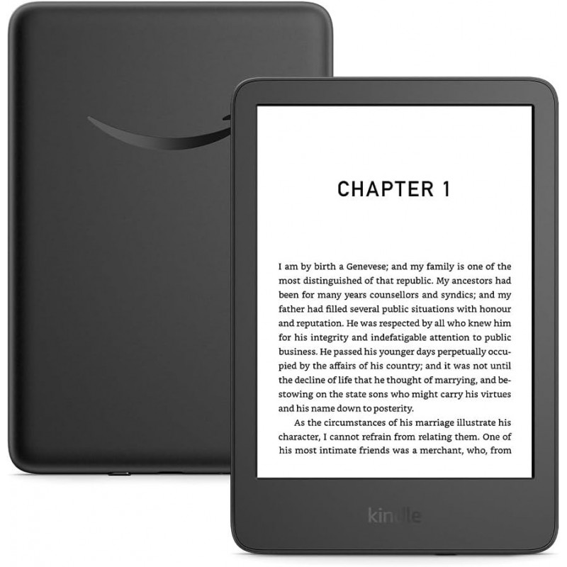 Amazon Kindle (11th generation) e-kirjan lukulaite Kosketusnäyttö 16 GB Wi-Fi Musta