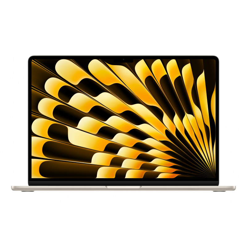 Apple MacBook Air Apple M M3 Kannettava tietokone 38,9 cm (15.3") 16 GB 512 GB SSD Wi-Fi 6E (802.11ax) macOS Sonoma Beige