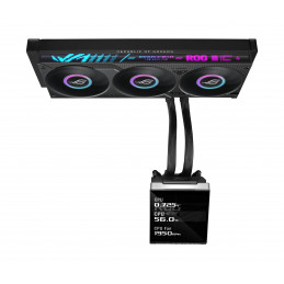 ASUS ROG Strix SLC IV 360 ARGB LCD Suoritin Nestejäähdytyspakkaus 12 cm Musta 1 kpl