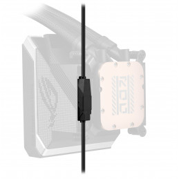 ASUS ROG Strix SLC IV 360 ARGB LCD Suoritin Nestejäähdytyspakkaus 12 cm Musta 1 kpl