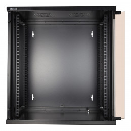Deltaco 19" räkkikaappi, 12U, 540x450mm, lattiamall. tai seinälle as.