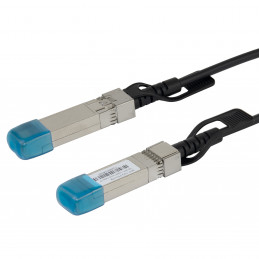 Deltaco DAC-10G-1 InfiniBand- ja kuituoptiikkakaapeli 1 m SFP+ Musta