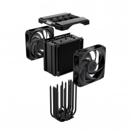 Cooler Master V8 ACE 3DHP Suoritin Ilmanjäähdytin 12 cm Musta 1 kpl