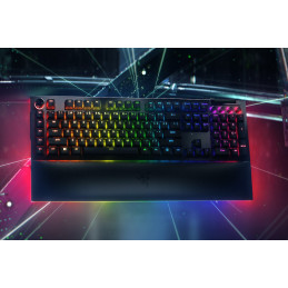 Razer BlackWidow V4 Pro näppäimistö Pelaaminen USB QWERTZ Saksa Musta
