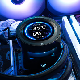Thermalright Core Vision 360 Black Argb Tietokonekotelo, Suoritin 12 cm Musta 1 kpl