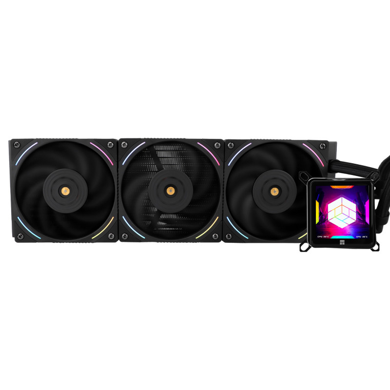 Thermalright FROZEN GUARDIAN 360 Suoritin All-in-one-nesteenjäähdytin 12 cm Musta 1 kpl