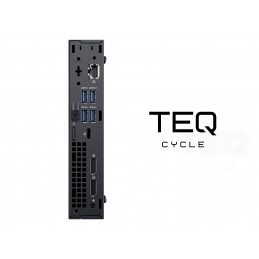 Teqcycle DELL Optiplex 7060 Micro Intel® Core™ i5 i5-8500 16 GB DDR4-SDRAM 256 GB SSD Windows 11 Pro MFF Mini PC Musta