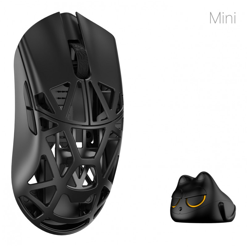 WLmouse MINI-SHIXIN-BLACK-O hiiri Pelaaminen Oikeakätinen Langaton RF Optinen 30000 DPI