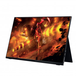 Nilox NXMP17FHD601 Kannettava televisio ja näyttö Kannettava näyttö Musta 43,9 cm (17.3") LED 1920 x 1080 pikseliä