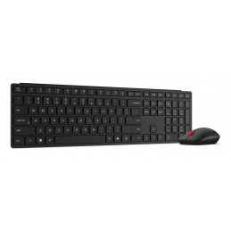 Lenovo 4X31S04854 näppäimistö Sisältää hiiren Koti  Toimisto RF Wireless + Bluetooth Pohjoismainen Musta