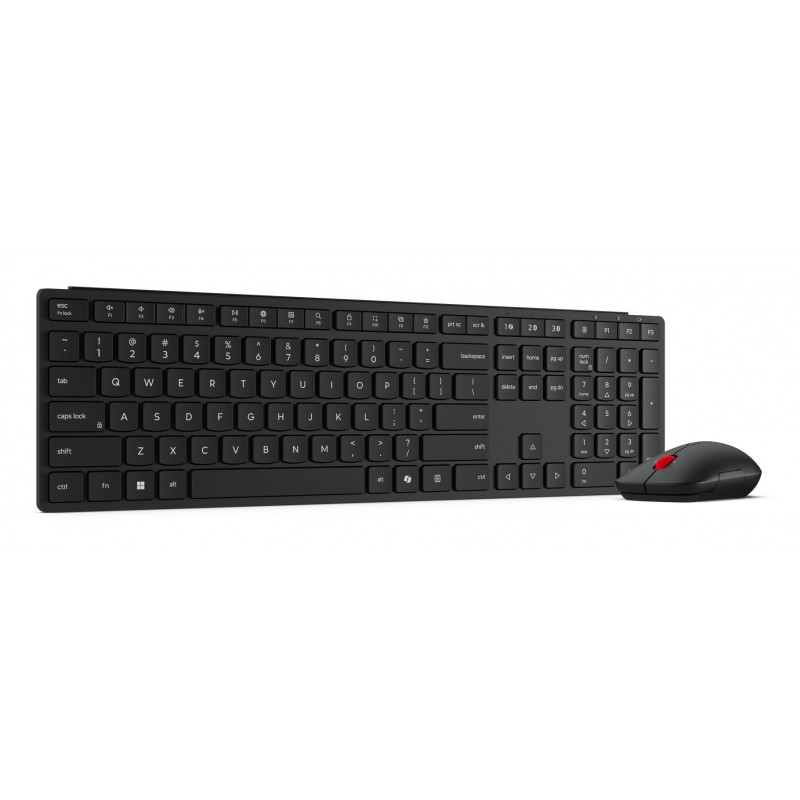 Lenovo 4X31S04854 näppäimistö Sisältää hiiren Koti  Toimisto RF Wireless + Bluetooth Pohjoismainen Musta