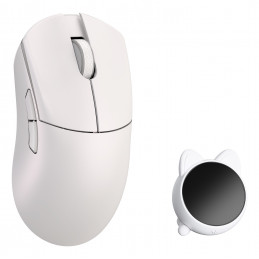 WLmouse HUAN-WHITE-O hiiri Pelaaminen Oikeakätinen RF Wireless + USB Type-A Optinen 30000 DPI