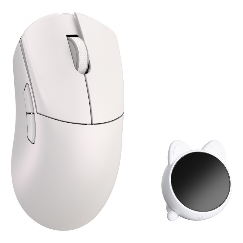 WLmouse HUAN-WHITE-O hiiri Pelaaminen Oikeakätinen RF Wireless + USB Type-A Optinen 30000 DPI