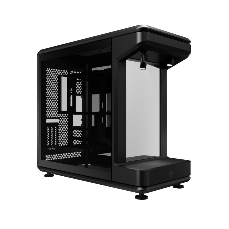 Cooler Master MASTERFRAME 360 STAGE MIRROR Full Tower Musta, Läpinäkyvä