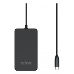 Nilox COMPACT PRO POWERBANK 20K MAH PD65W Kannettava tietokone, Tabletti, Älypuhelin Musta AC Pikalataus Sisätila