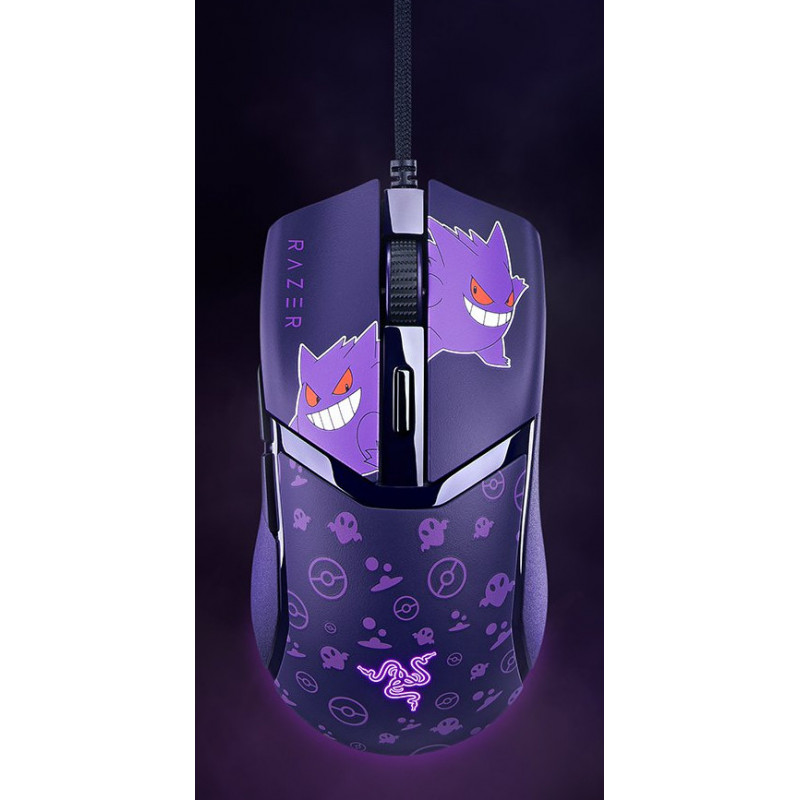Razer Cobra Gengar Edition hiiri Pelaaminen Oikeakätinen USB A-tyyppi Optinen 8500 DPI