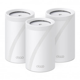TP-Link Deco BE68 (3-pack) Kolmikaista (2,4 GHz 5 GHz 6 GHz) Wi-Fi 7 (802.11be) Valkoinen Sisäinen