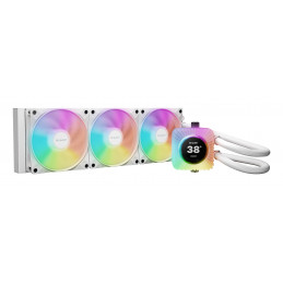 be quiet! LIGHT LOOP IO LCD | 360mm Suoritin All-in-one-nesteenjäähdytin 12 cm Valkoinen 1 kpl