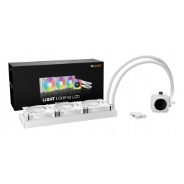 be quiet! LIGHT LOOP IO LCD | 360mm Suoritin All-in-one-nesteenjäähdytin 12 cm Valkoinen 1 kpl