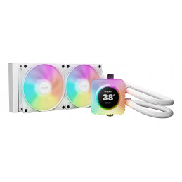 be quiet! LIGHT LOOP IO LCD | 240mm Suoritin All-in-one-nesteenjäähdytin 12 cm Valkoinen 1 kpl