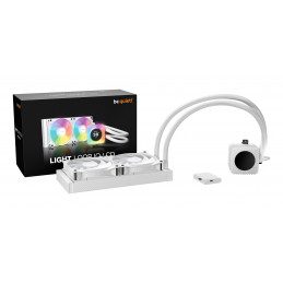 be quiet! LIGHT LOOP IO LCD | 240mm Suoritin All-in-one-nesteenjäähdytin 12 cm Valkoinen 1 kpl