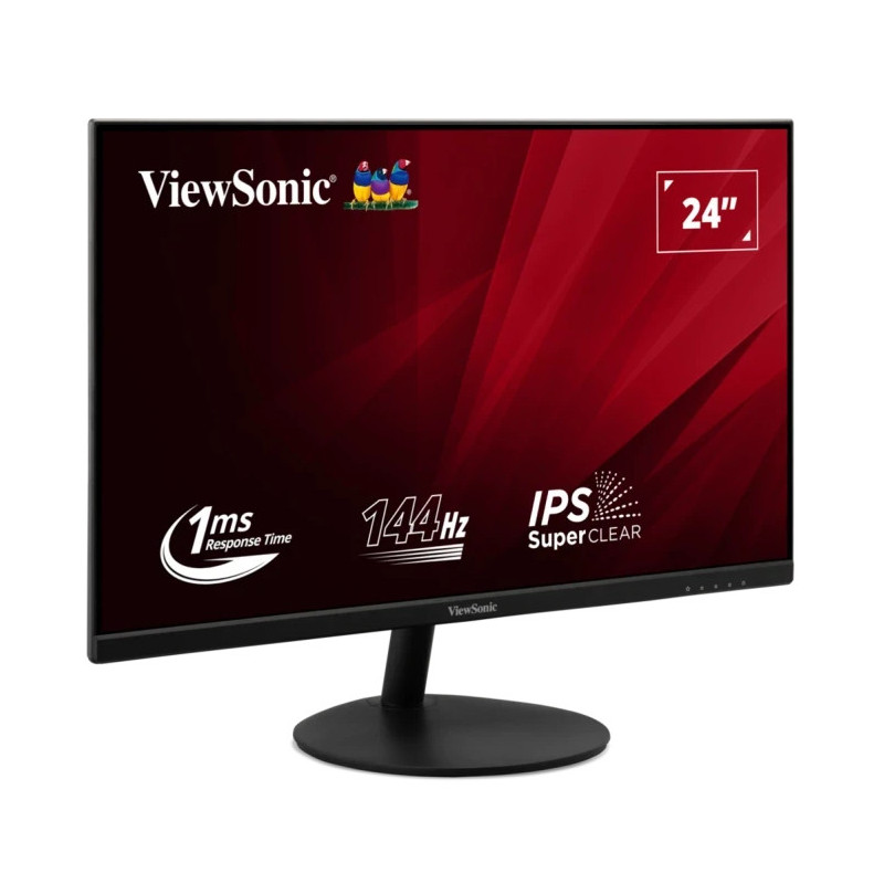 Viewsonic VA VA24E2-H tietokoneen litteä näyttö 60,5 cm (23.8") 1920 x 1080 pikseliä Full HD LED Musta