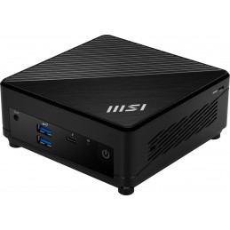 MSI Cubi 5 12M-283BAT barebone-tietokonerunko 0.66L sized PC Musta i5-1235U