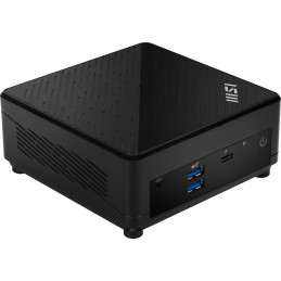MSI Cubi 5 12M-283BAT barebone-tietokonerunko 0.66L sized PC Musta i5-1235U