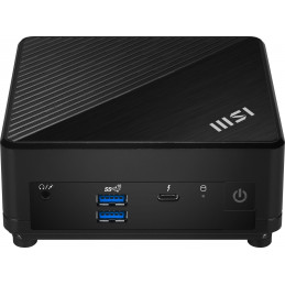 MSI Cubi 5 12M-283BAT barebone-tietokonerunko 0.66L sized PC Musta i5-1235U