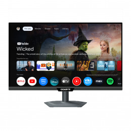 GIGABYTE M27QS tietokoneen litteä näyttö 68,6 cm (27") 2560 x 1440 pikseliä Quad HD LED Musta