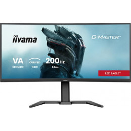 iiyama G-MASTER GCB3484WQSU-B2 tietokoneen litteä näyttö 86,4 cm (34") 3440 x 1440 pikseliä UltraWide Quad HD LCD Musta