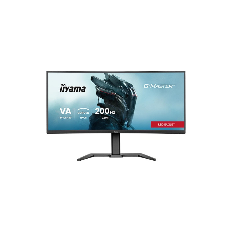 iiyama G-MASTER GCB3484WQSU-B2 tietokoneen litteä näyttö 86,4 cm (34") 3440 x 1440 pikseliä UltraWide Quad HD LCD Musta
