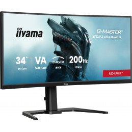 iiyama G-MASTER GCB3484WQSU-B2 tietokoneen litteä näyttö 86,4 cm (34") 3440 x 1440 pikseliä UltraWide Quad HD LCD Musta