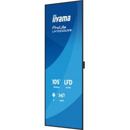 iiyama LH10552UWS-B1AG infonäyttö Kioskimalli 2,66 m (104.6") LCD Wi-Fi 500 cd m² UltraWide 5K HD Musta Sisäänrakennettu
